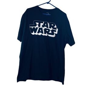 Star wars black short sleeve shirt size extra large